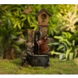 Birdhouse and Dog Water Fountain