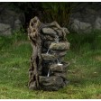 Multi-Tier Rocks Water Fountain with Led Lights