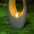 Vase Shape Fountain with Led Light