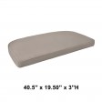 Oatmeal Loveseat Chair Olefin Cushion