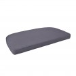 Dark Grey Loveseat Chair Olefin Cushion