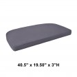 Dark Grey Loveseat Chair Olefin Cushion