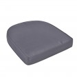 Dark Grey Single Chair Olefin Cushion