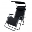 Oversized Zero Gravity Chair with Sunshade and Drink Tray