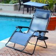 Oversized Zero Gravity Chair with Sunshade and Drink Tray