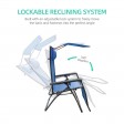 Oversized Zero Gravity Chair with Sunshade and Drink Tray
