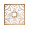 28 Inch Square Silver Metal Wall Decor