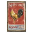 Rooster-themed Metal Wall Art