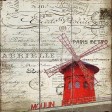 Paris Windmill Plaque