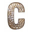 Honeycomb Patterned Letter C