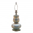 27.5 Inch H Ceramic Table Lamp with Crystal Base