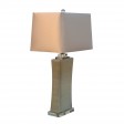 28.75 Inch H Ceramic Table Lamp with Crystal Base
