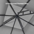 10FT X 10FT WITH 2-TIER SOFT TOP GAZEBO/GREY COLOR