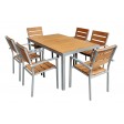 Yellow Faux Wood Table