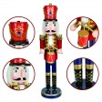 18 Inch Red  Nutcracker Drummer Soldier