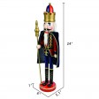 24 Inch  Nutcracker King with Cape