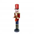 24 Inch Red  Nutcracker Drummer Soldier