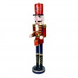 36 Inch Red  Nutcracker Drummer Soldier