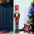 36 Inch Red  Nutcracker Drummer Soldier