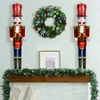 36 Inch Red  Nutcracker Drummer Soldier