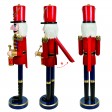 36 Inch Red  Nutcracker Drummer Soldier