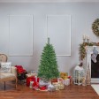 4 Feet. Pre-Lit Artificial Christmas Tree