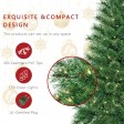 4 Feet. Pre-Lit Artificial Christmas Tree