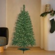 4 Feet. Pre-Lit Artificial Christmas Tree