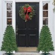 4 Feet. Pre-Lit Artificial Christmas Tree
