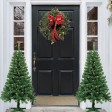 5FT Wood Trail Pine Pre Lit Artificial Christmas Tree