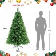 6.5 Feet. Unlite Artificial Christmas Tree With Metal Base