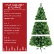 6.5 Feet. Unlite Artificial Christmas Tree With Metal Base