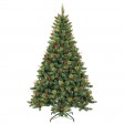 7 Feet. Pre-Lit Berrywood Pine Artificial Christmas Tree
