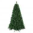 7.5 Feet. Pre-Lit Artificial Christmas Tree With Metal Base