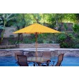 9ft. Wood Market Umbrella