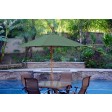 9ft. Wood Market Umbrella