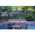 9ft. Wood Market Umbrella