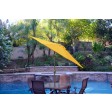 9ft. Aluminum Patio Market Umbrella Tilt With Crank - Bronze Pole