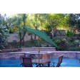 9ft. Aluminum Patio Market Umbrella Tilt With Crank - Bronze Pole