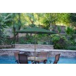 9ft. Aluminum Patio Market Umbrella Tilt With Crank - Bronze Pole