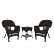 Wicker Chair And End Table Set Without Cushion