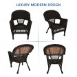 Wicker Chair Without Cushion - Set of 2