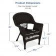 Wicker Chair Without Cushion - Set of 4