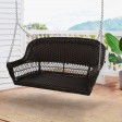 Resin Wicker Porch Swing