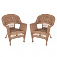 Wicker Chair Without Cushion - Set of 2