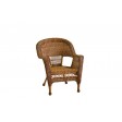 Honey Wicker Chair - Set of 4