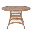 Wicker 44 Inch Round Dining Table