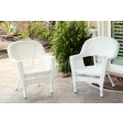 Wicker Chair Without Cushion - Set of 2