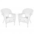 Wicker Chair Without Cushion - Set of 2