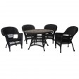 5pc Wicker Dining Set Without Cushion